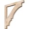Ekena Millwork Balboa Block Smooth Bracket, Douglas Fir, 3 1/2"W x 40"D x 40"H BKT04X40X40BOA05SDF - alternate 1